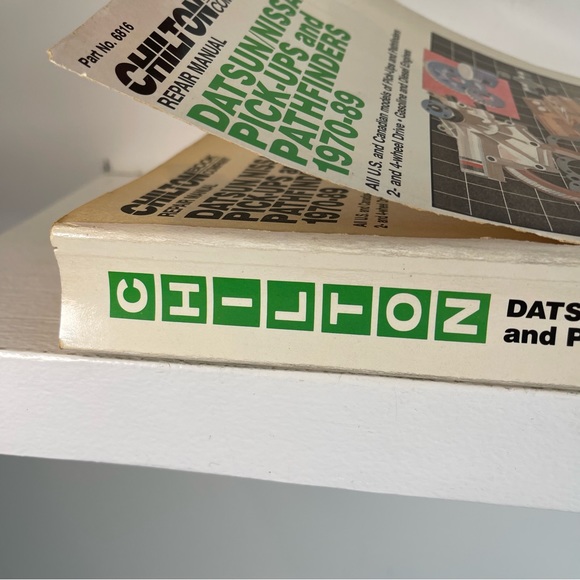 Chilton 6816 Repair Manual Datsun Nissan Pickup Pathfinder 1970-1989 Guide USA - Picture 14 of 16